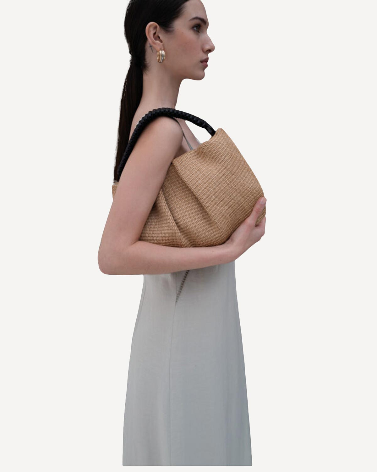 Γυναίκα - Clutch - Callista Natural-Μαύρο