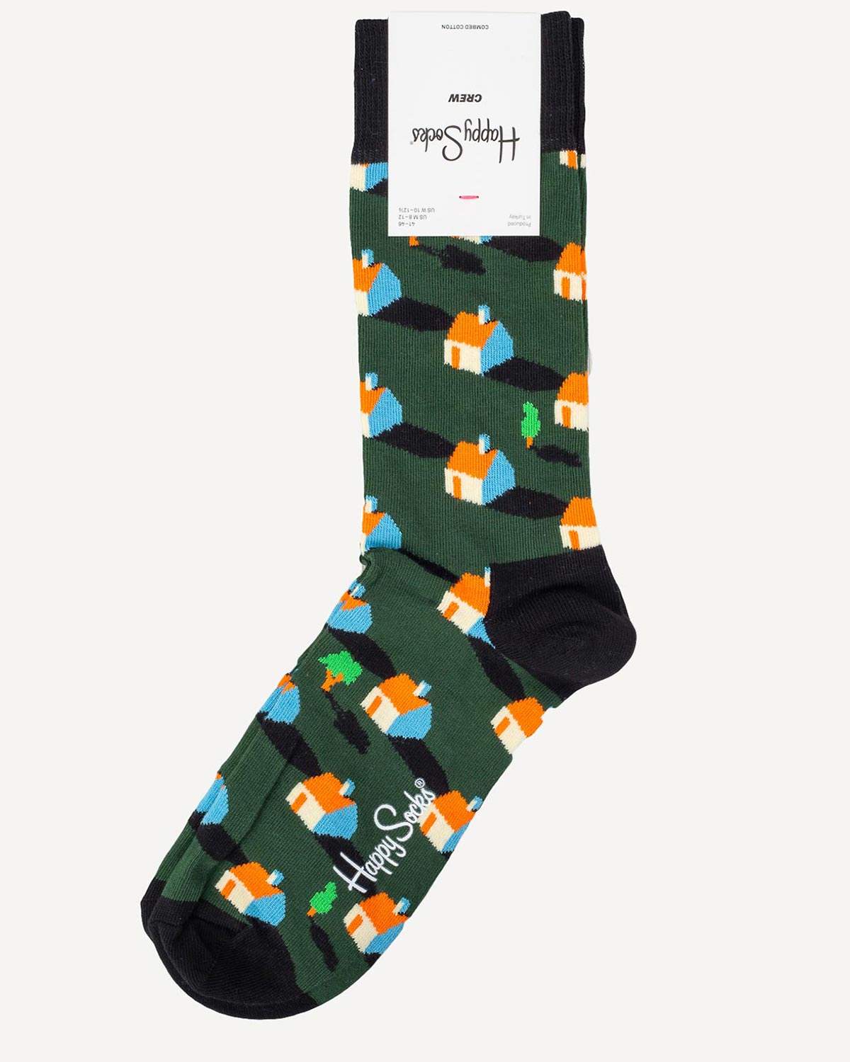 Άνδρας - Κάλτσες - Happy Socks Πράσινο-Μαύρο