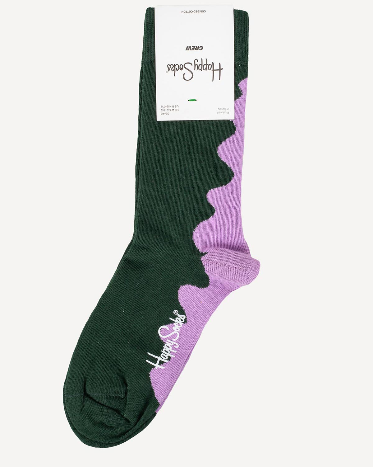 Άνδρας - Κάλτσες - Happy Socks Πράσινο-Μωβ