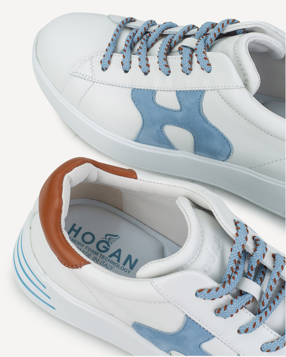 Γυναίκα - Sneakers - Hogan Λευκό-Μπλε