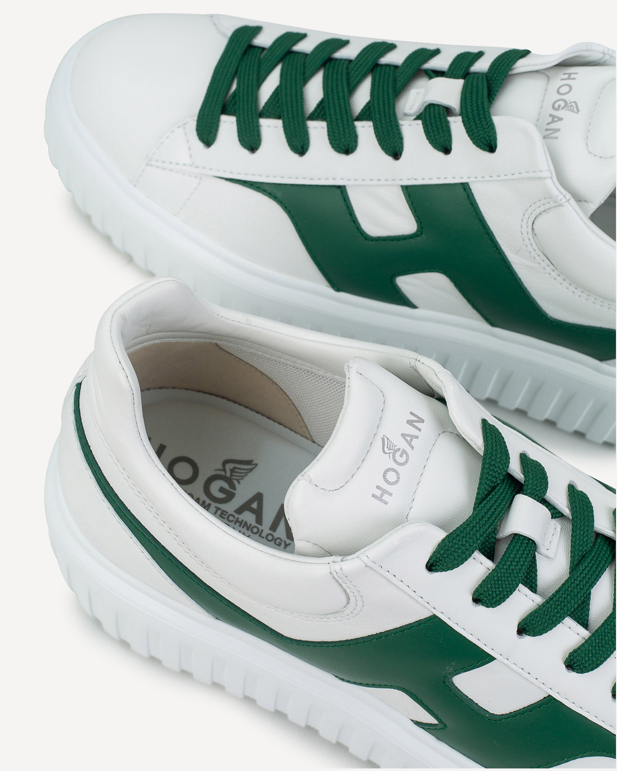 Άνδρας - Sneakers - Hogan Λευκό-Πράσινο