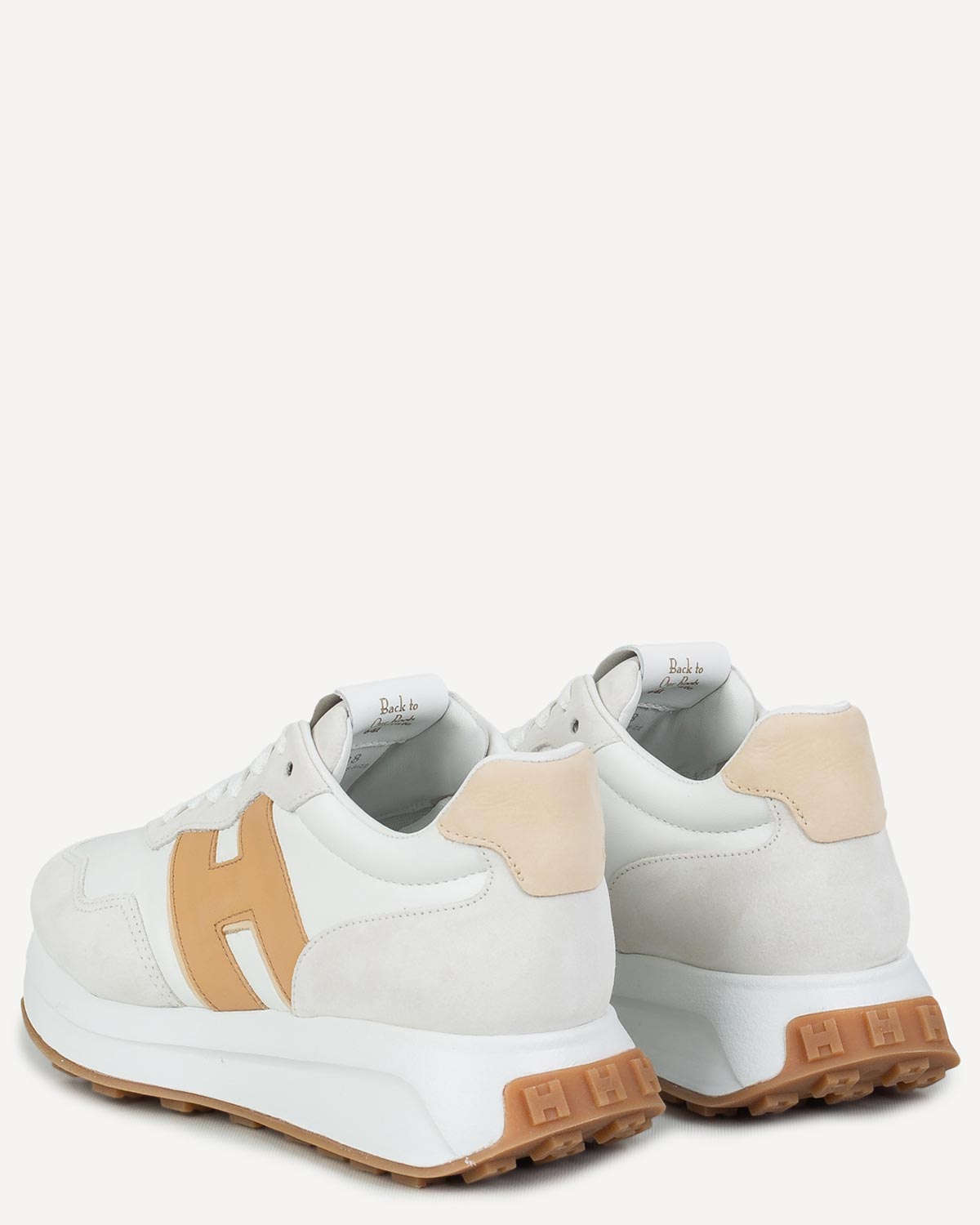 Γυναίκα - Sneakers - Hogan Λευκό-Ταμπά
