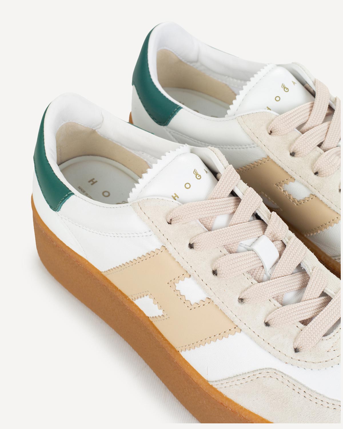 Γυναίκα - Sneakers - Hogan Λευκό-Μπεζ