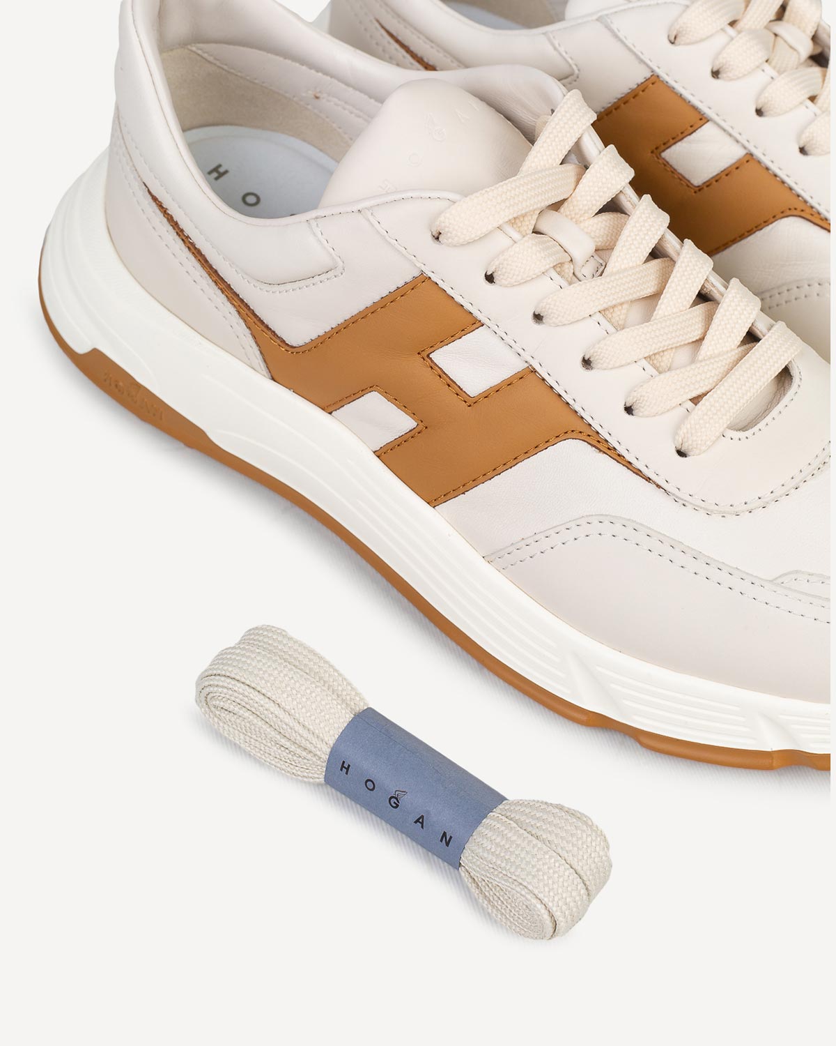 Άνδρας - Sneakers - Hogan Λευκό-Καφέ