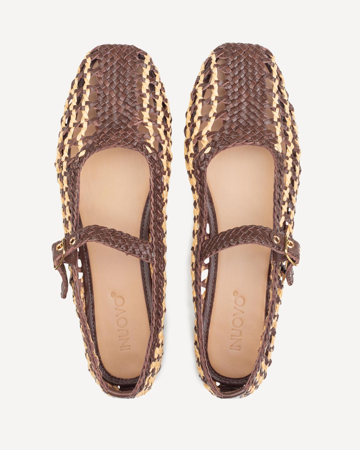 Γυναίκα - Μοκασίνια-Μπαλαρίνες - Inuovo Καφέ