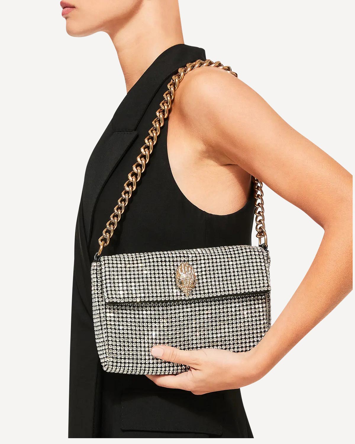 Γυναίκα - Shoulder Bags - Kurt Geiger Ασημί