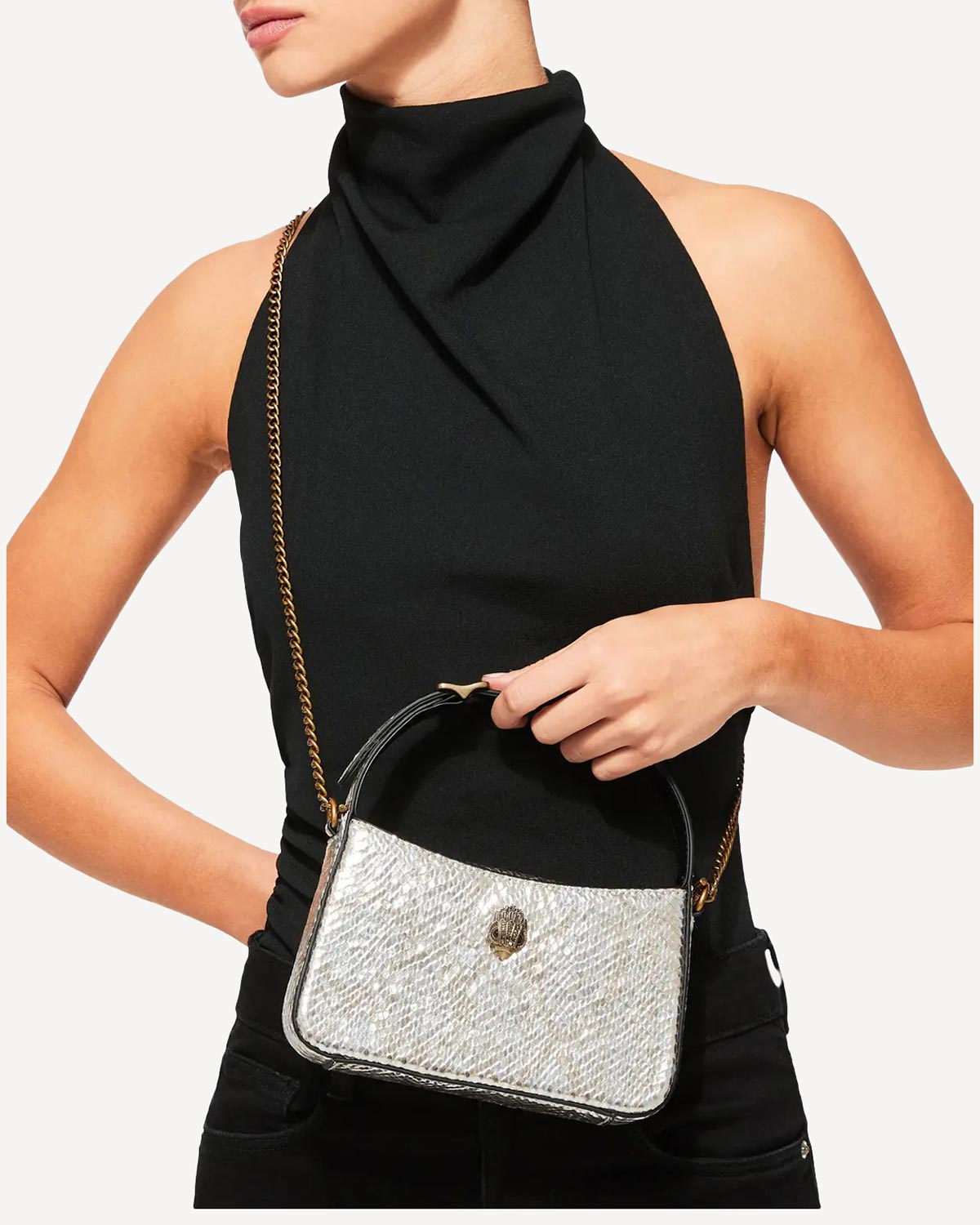 Γυναίκα - Shoulder Bags - Kurt Geiger Μεταλλικό