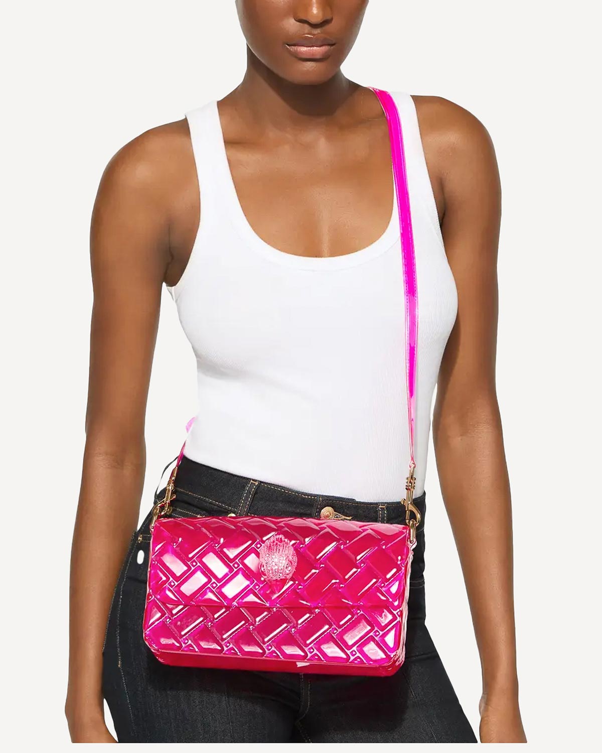 Γυναίκα - Shoulder Bags - Kurt Geiger Φούξια