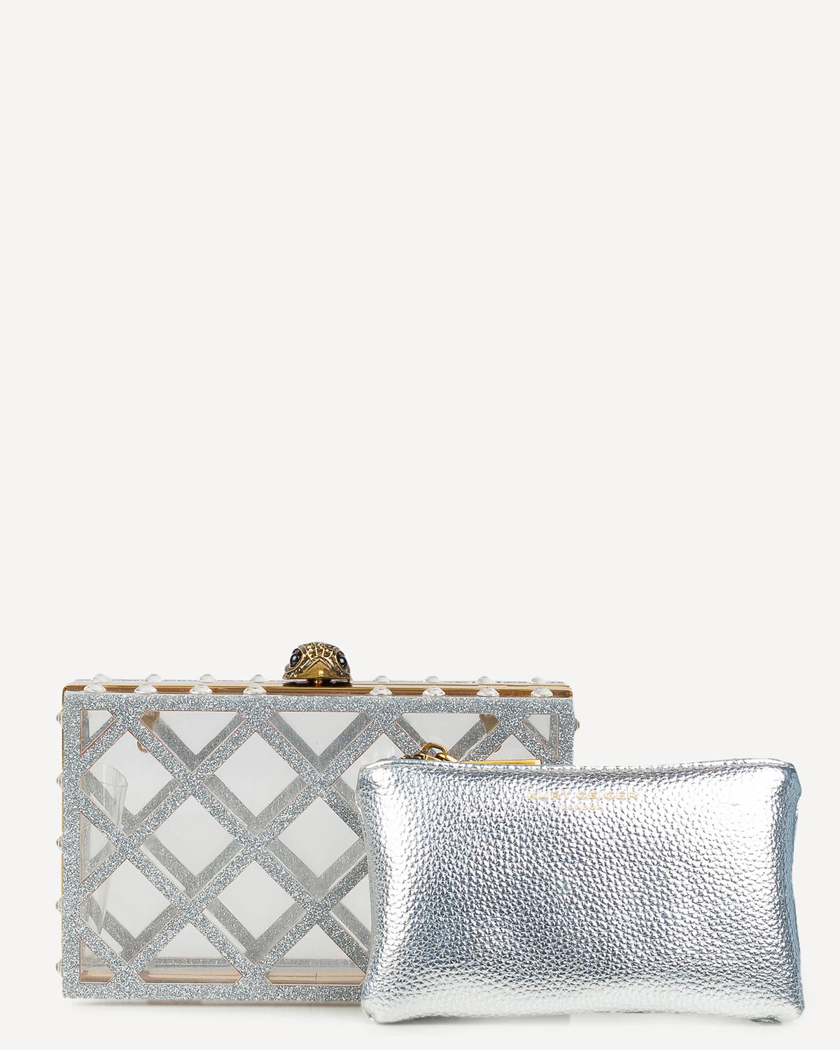 Γυναίκα - Clutch - Kurt Geiger Ασημί