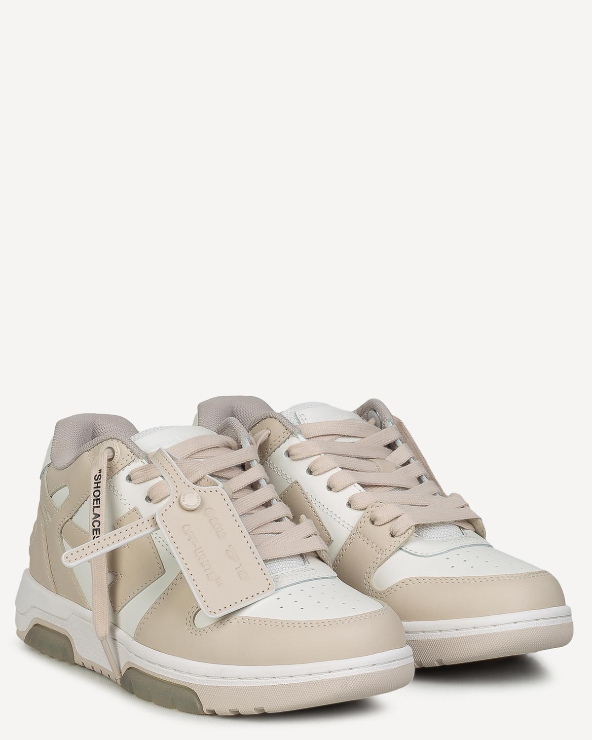 Γυναίκα - Sneakers - Off-White Λευκό-Μπεζ