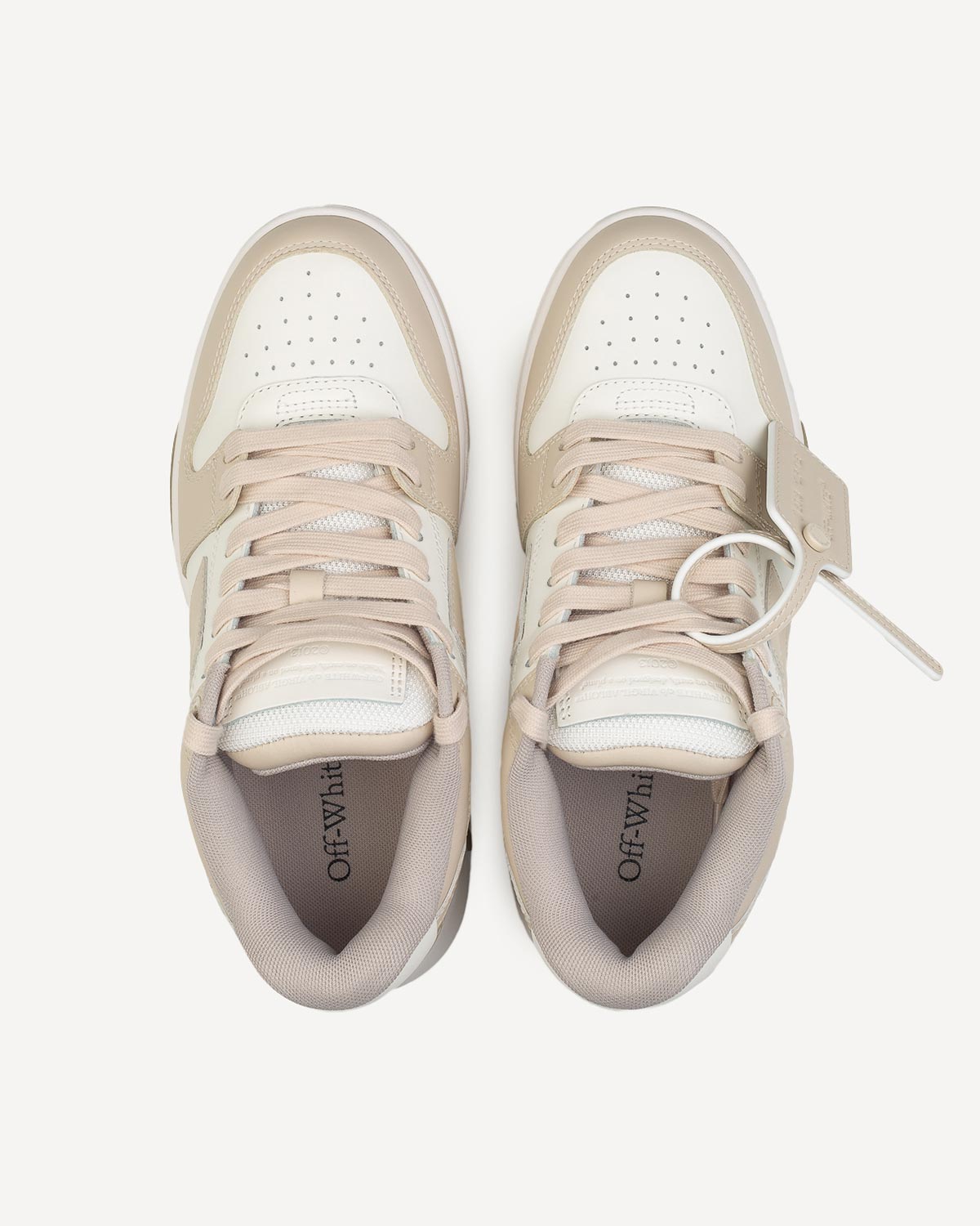 Γυναίκα - Sneakers - Off-White Λευκό-Μπεζ