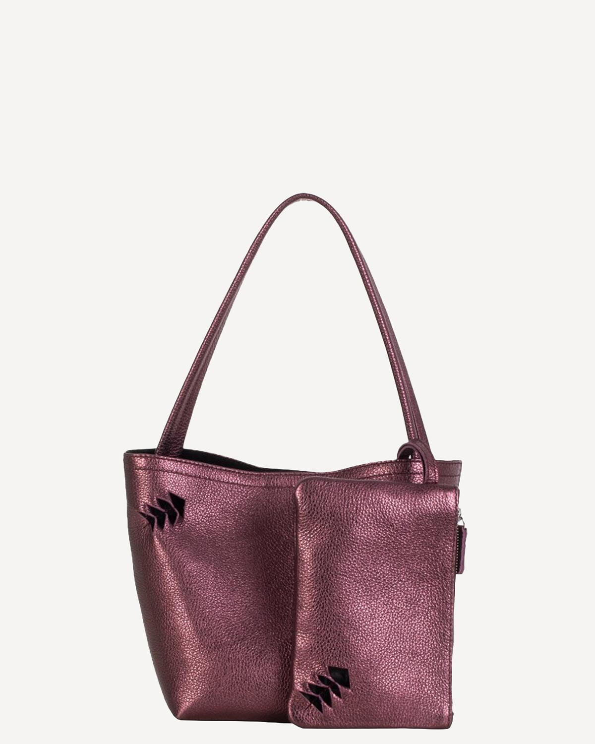 Γυναίκα - Shoulder Bags - Park House Μώβ Μεταλλικό