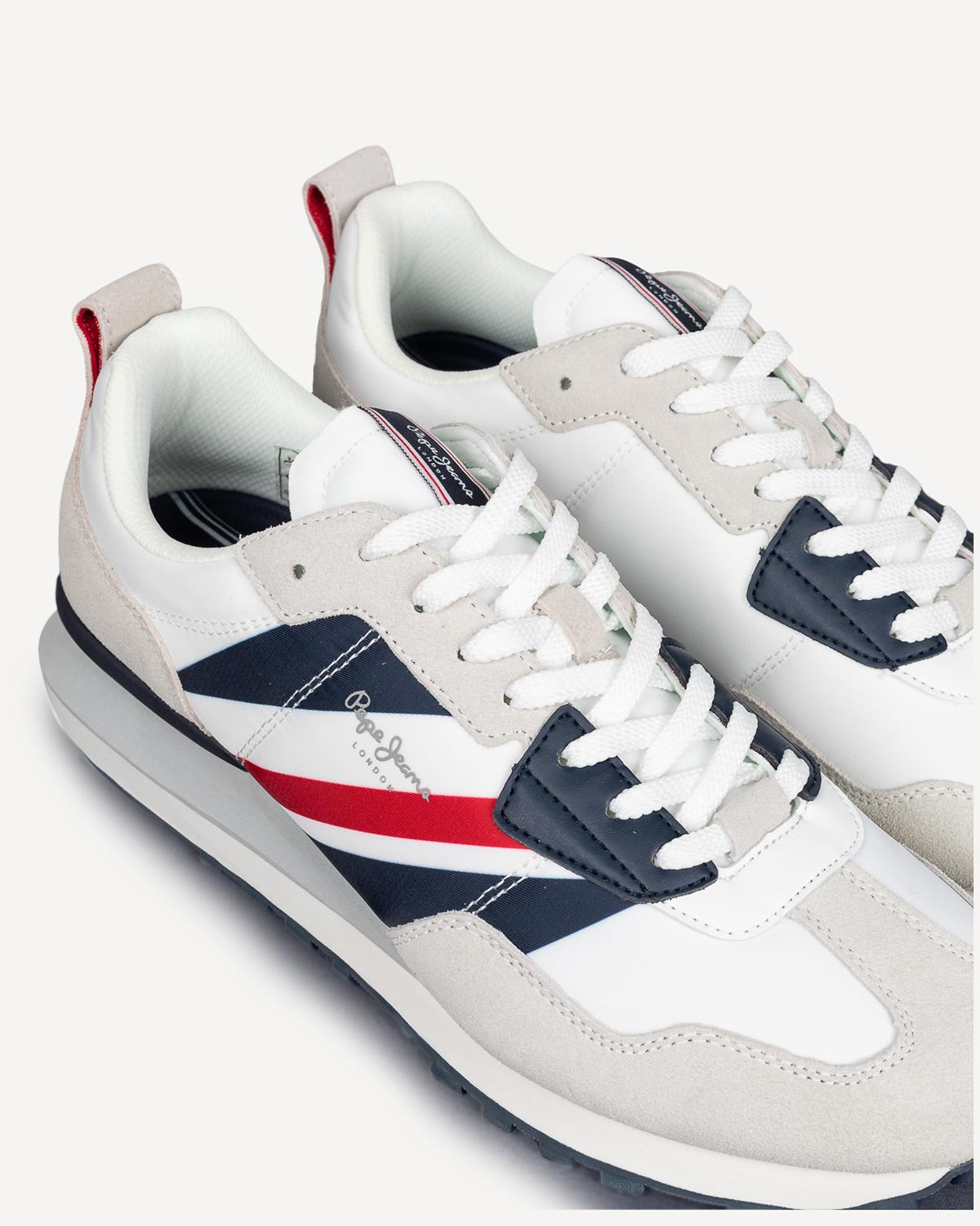 Άνδρας - Sneakers - Pepe Jeans Λευκό-Μπλε