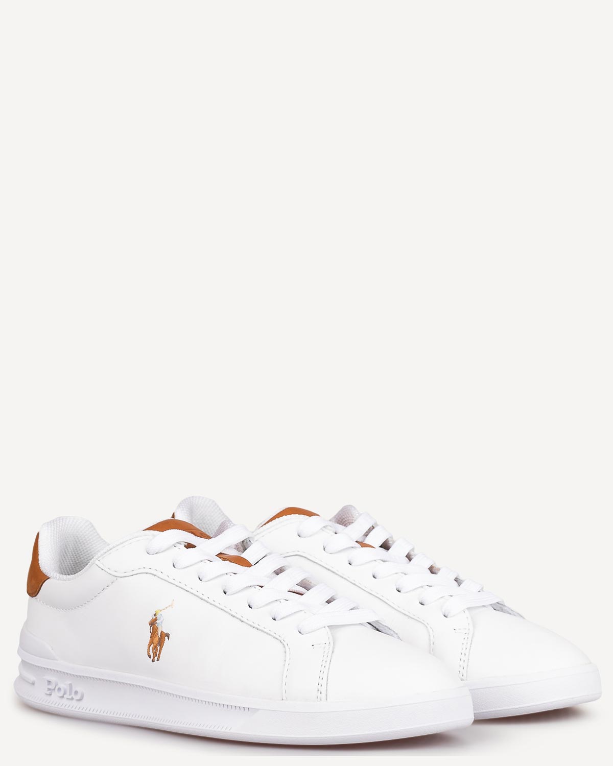 Γυναίκα - Sneakers - Polo Ralph Lauren Λευκό-Ταμπά