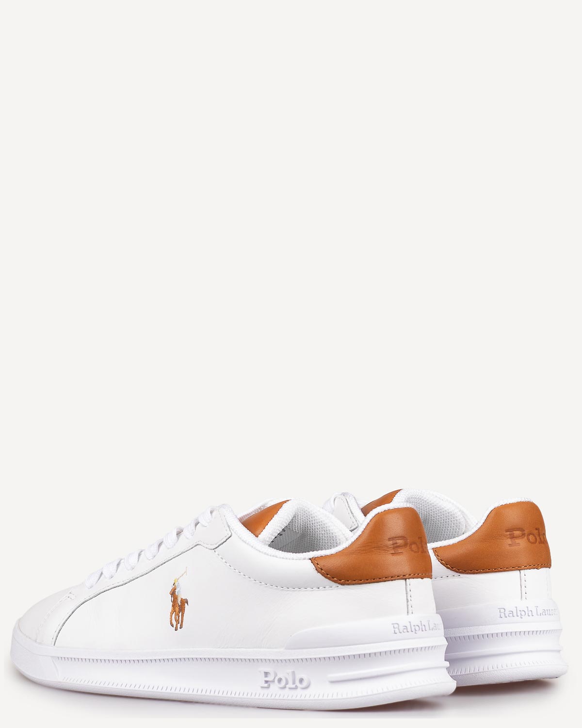 Γυναίκα - Sneakers - Polo Ralph Lauren Λευκό-Ταμπά