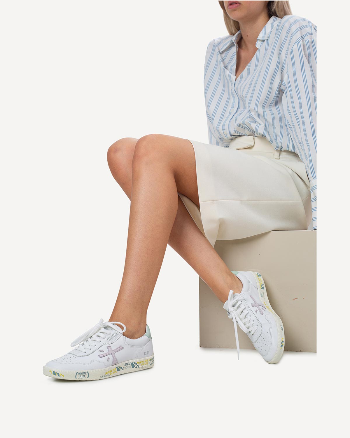 Γυναίκα - Sneakers - Premiata Λευκό