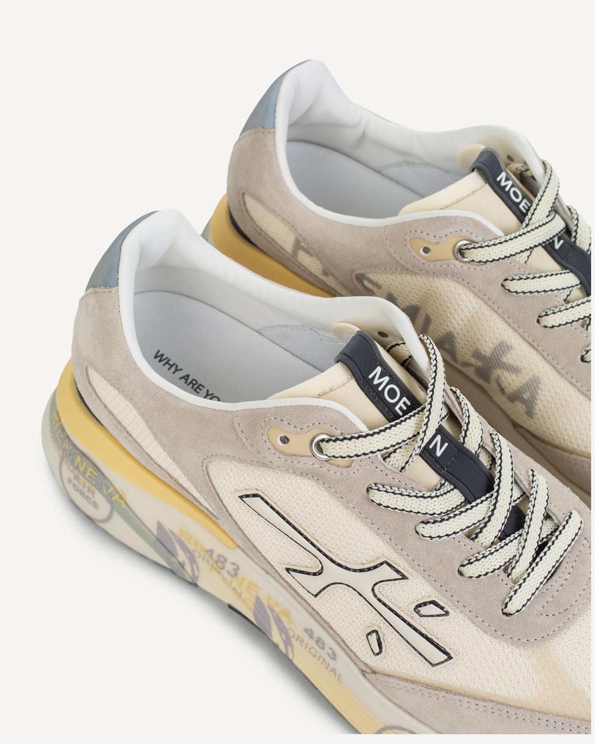 Άνδρας - Sneakers - Premiata Μπεζ-Γκρι