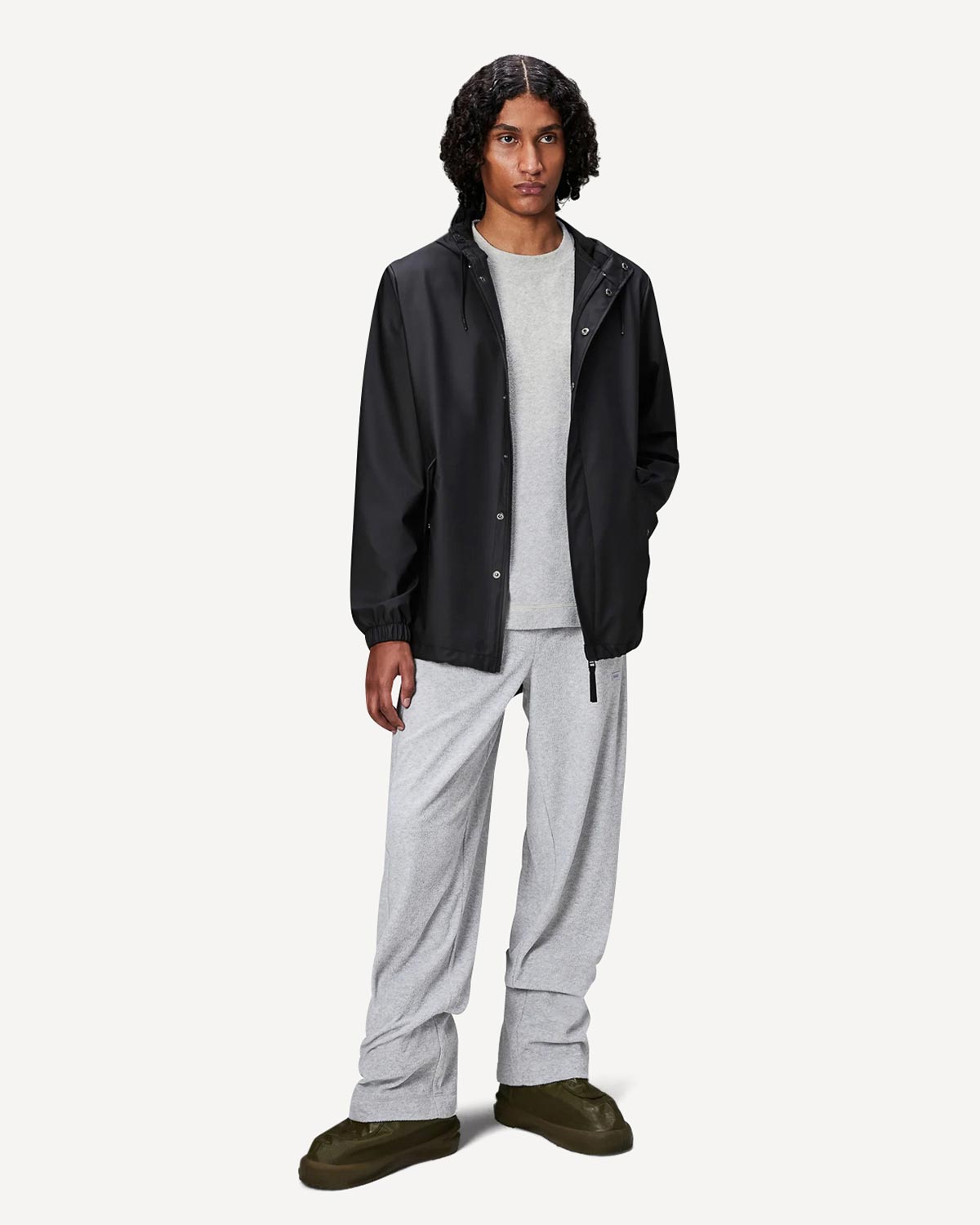 Άνδρας - Παλτό - Μπουφάν - Rains Μαύρο