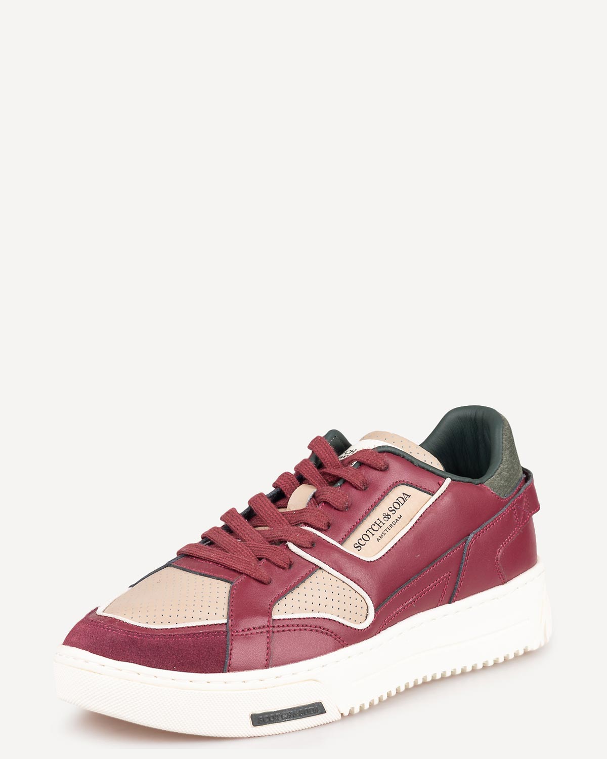 Άνδρας - Sneakers - Scotch and Soda Μπορντώ