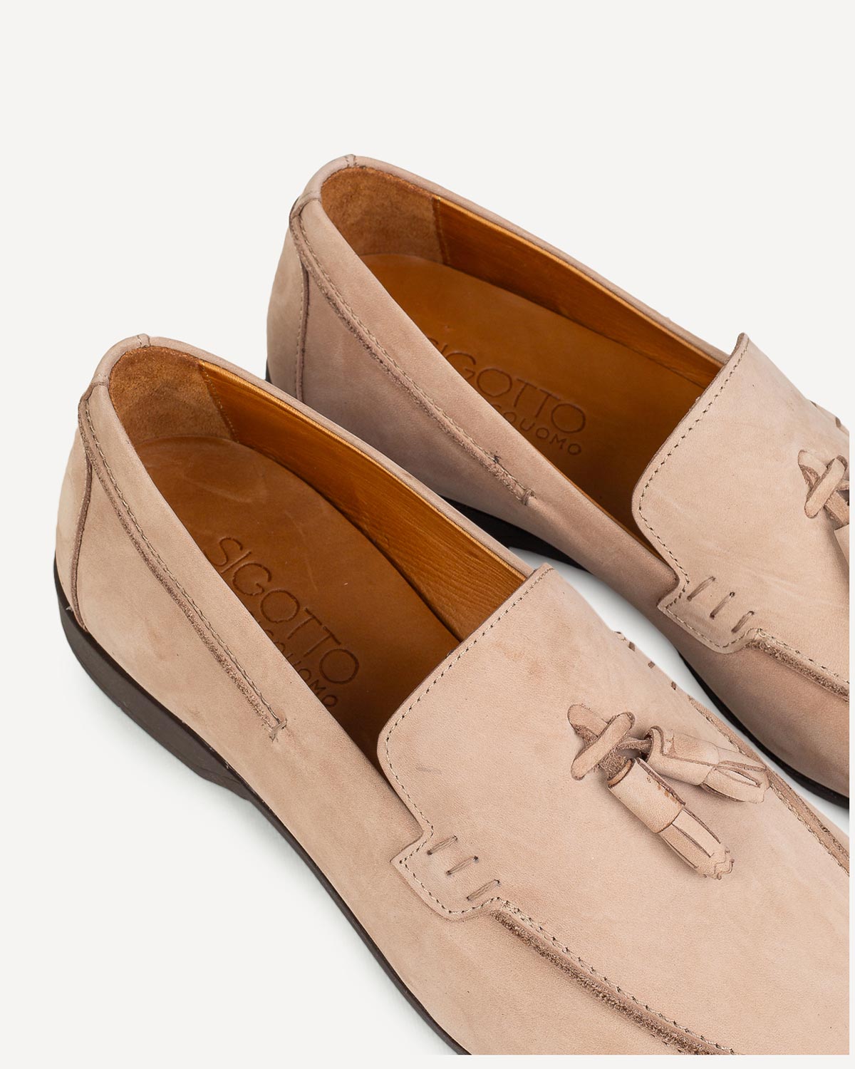 Άνδρας - Μοκασίνια - Sigotto Μπεζ