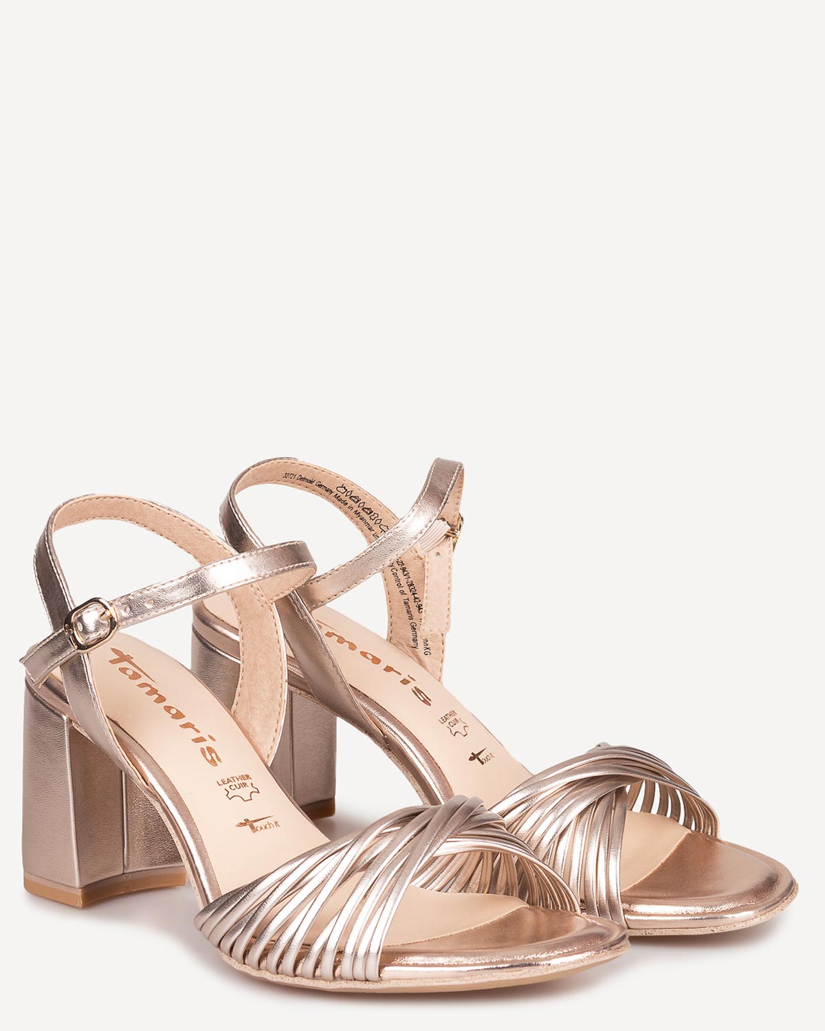 Γυναίκα - Πέδιλα-Σανδάλια - Tamaris Ρόζ-Χρυσό